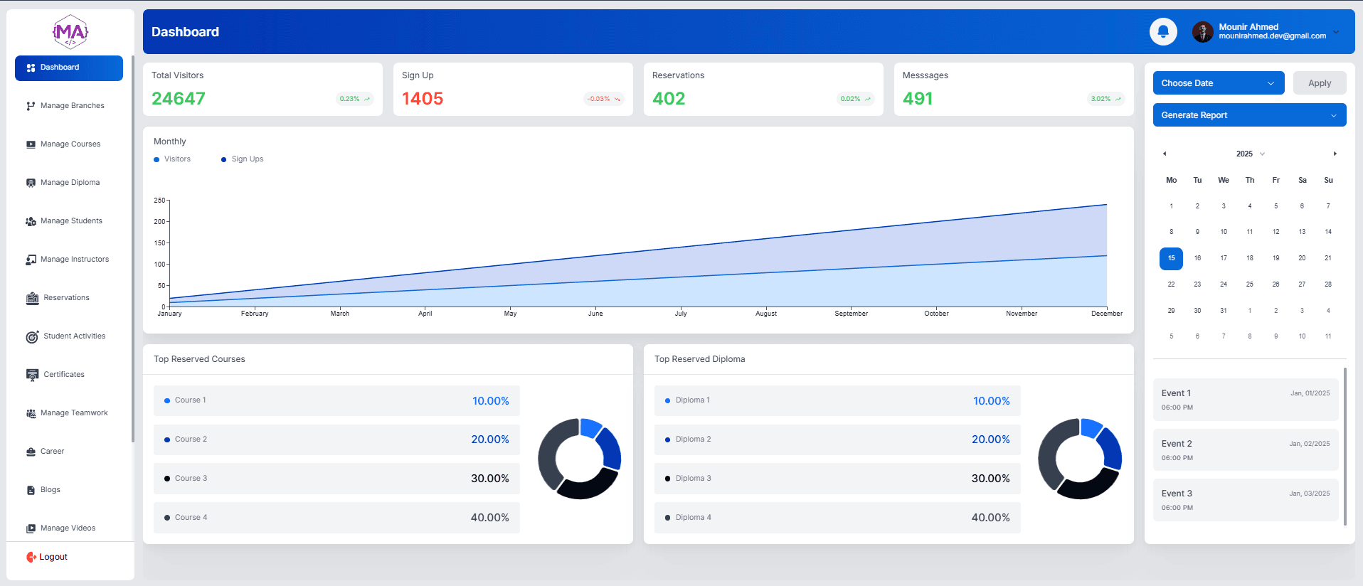 Educational ERP System Image 2 Educational ERP System Image 2