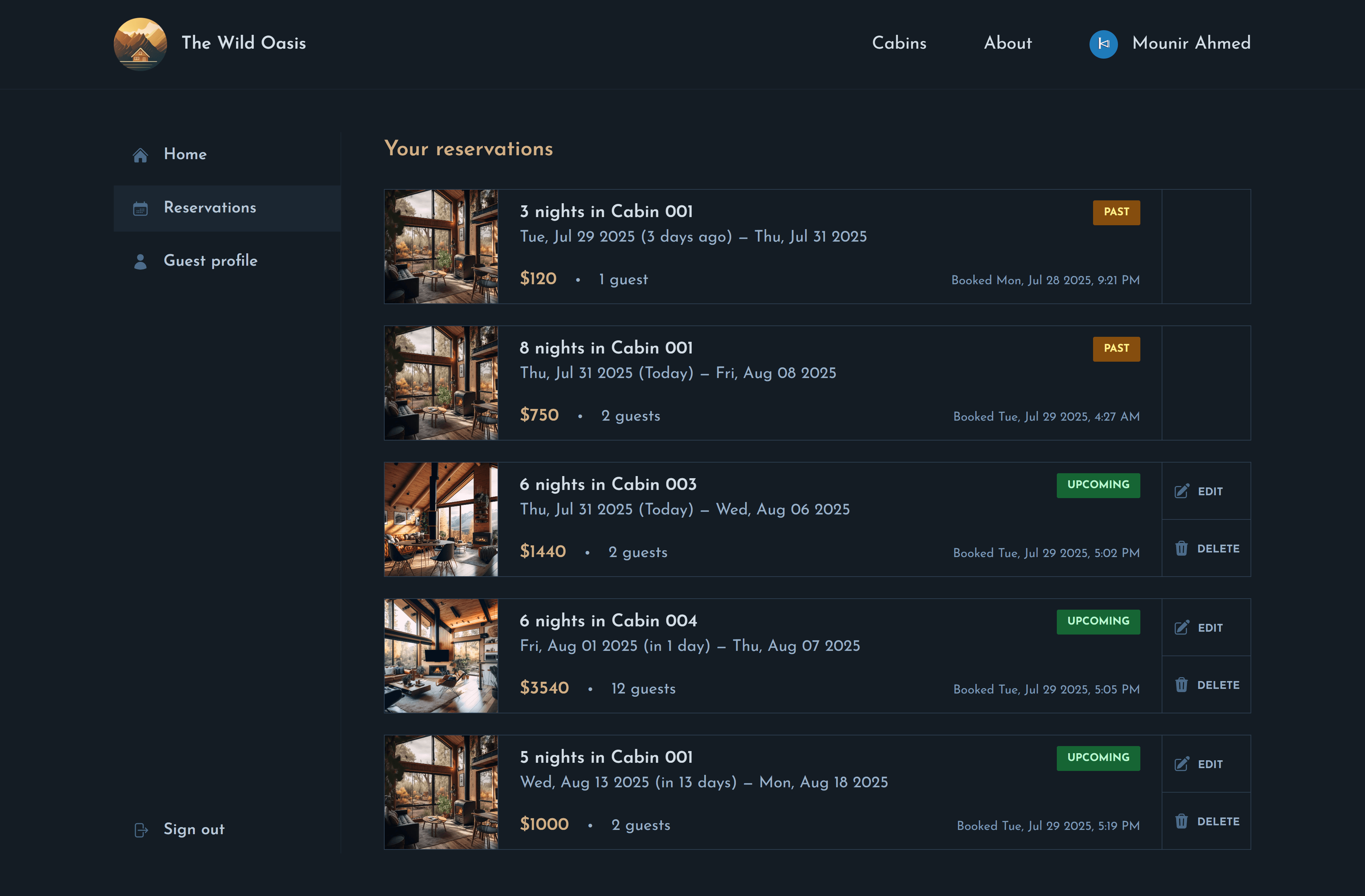 The Wild Oasis Image 3