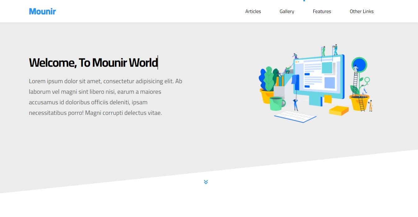 Mounir's World Template